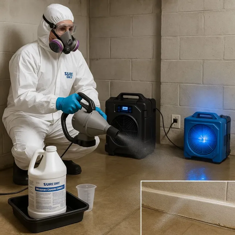 Sanitization and Odor Removal process in Ellis County, TX