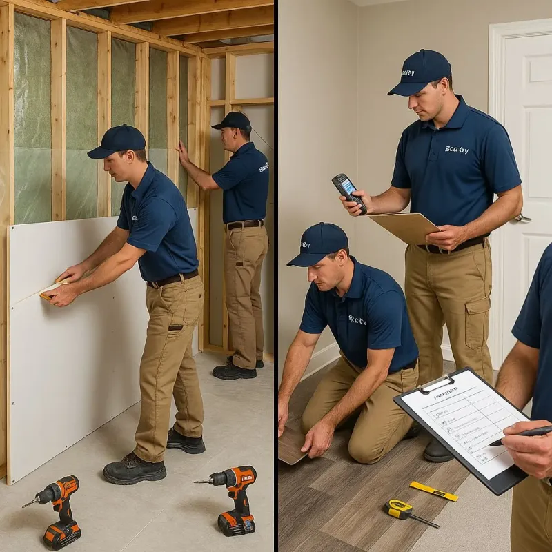 Repairs and Reconstruction process in Ellis County, TX