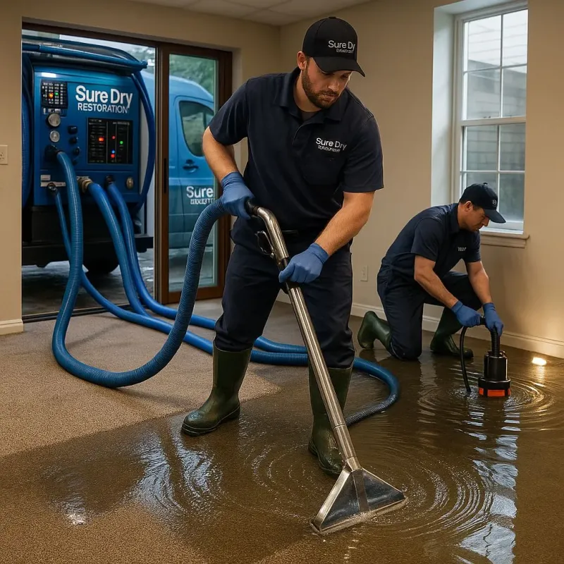 Water Extraction and Removal process in Ellis County, TX